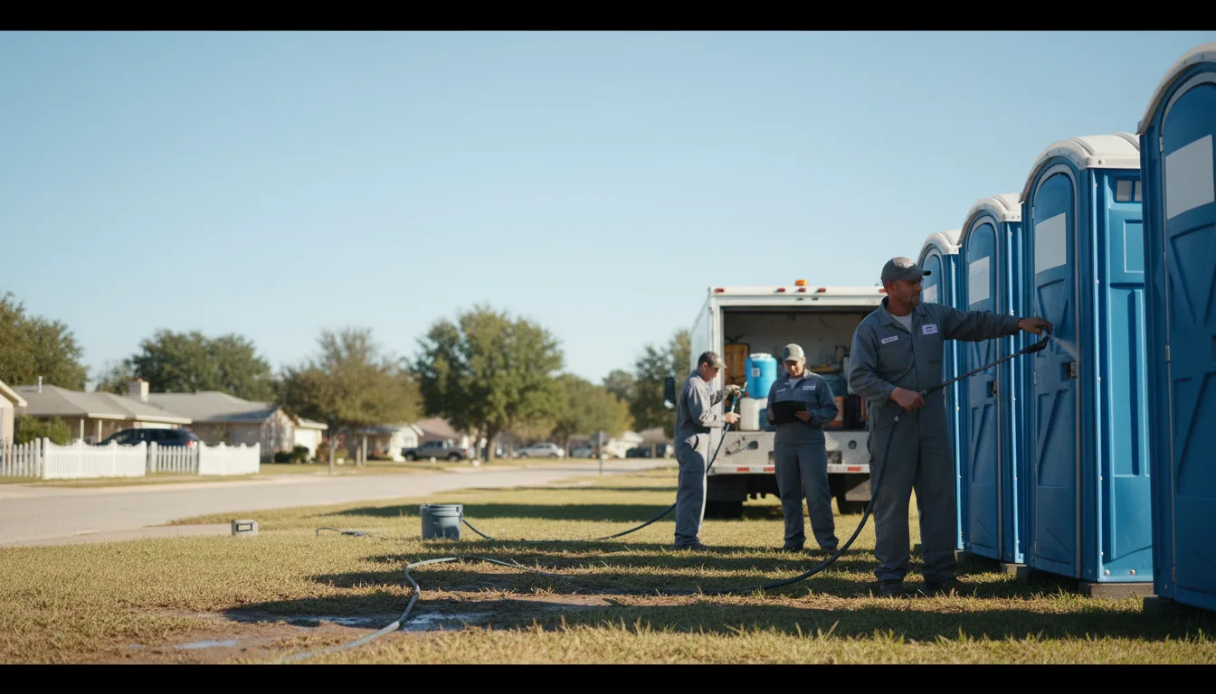 Long-Term Portable Toilet Rental in Center Point, TX near me